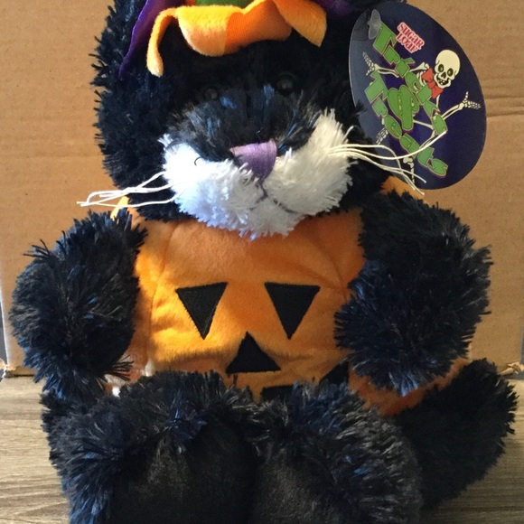 halloween cat plush